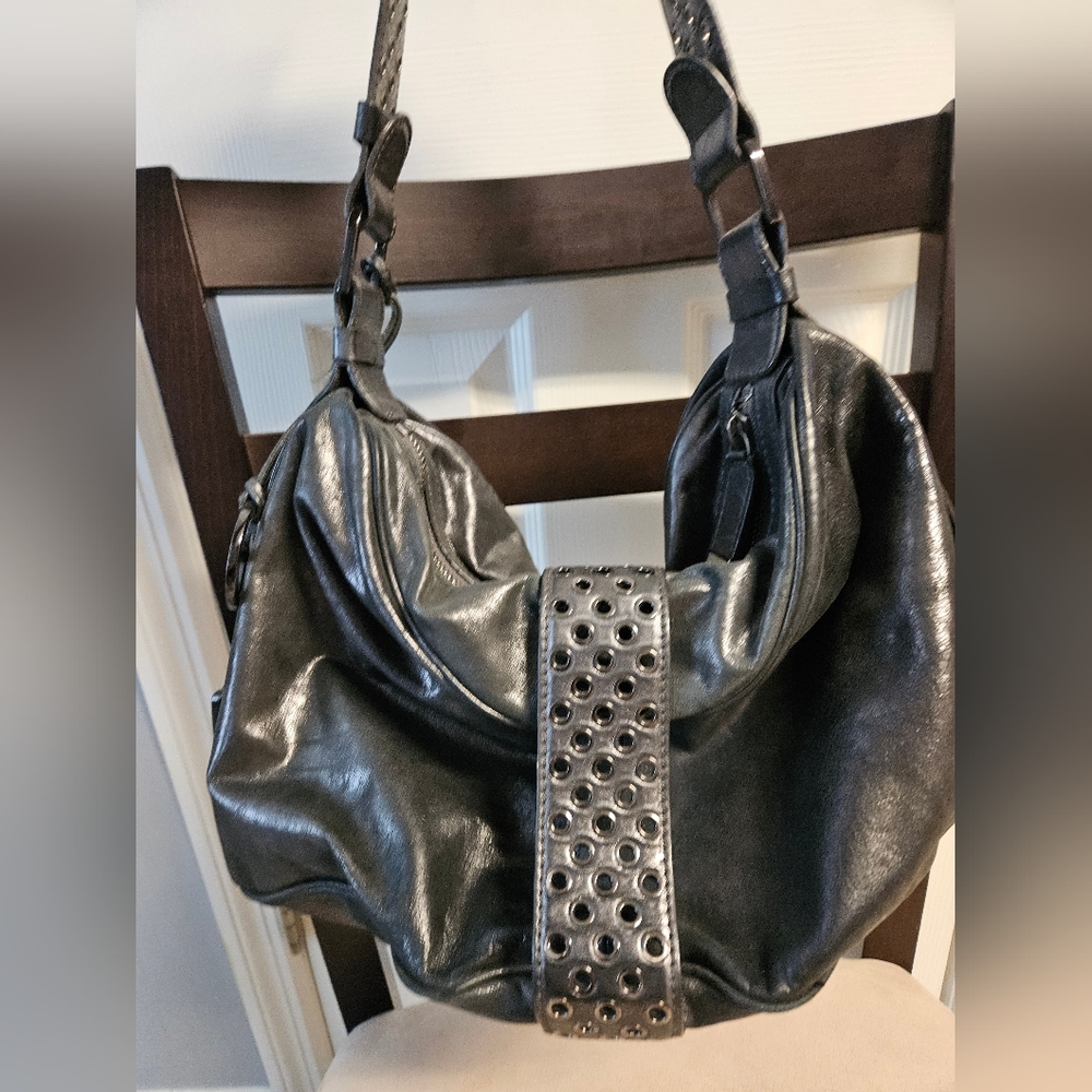 Michael Kors Heidi Grommet Shoulder Bag